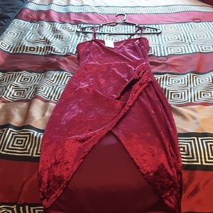 Anita's velvet dress